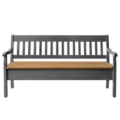 Maison Belfort Banc Boston - Pin massif - Epicéa gris / Epicéa lessivé - Largeur : 169 cm - Avec accoudoirs -ÉcoMaison Soldes 1000120725 211122 08323201861 DETAILS P000000001000120725