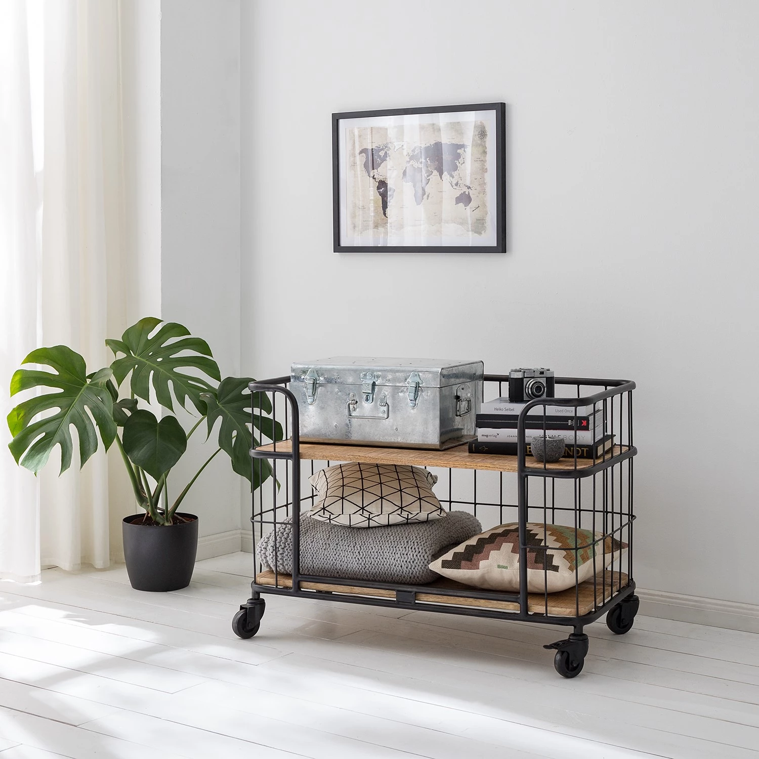 Ars manufacti Étagère Namber II - Manguier massif / Métal - Manguier / Noir 3 Ars manufacti Étagère Namber II - Manguier massif / Métal - Manguier / Noir – Image 3