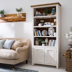 Maison Belfort Étagère Balignton I - Blanc / Pin -ÉcoMaison Soldes 1000123499 211116 12455800065 MOOD DETAILS P000000001000123499 mood