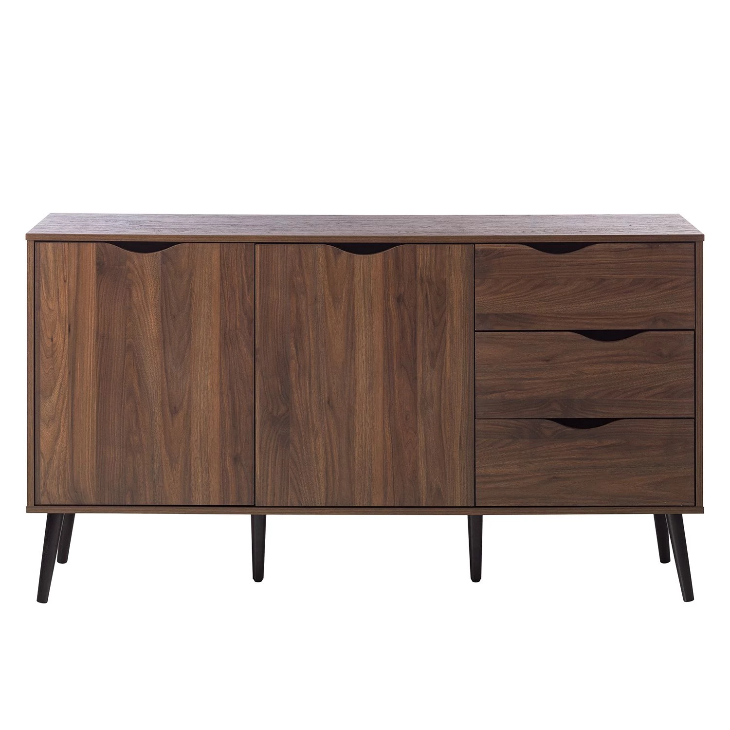 Mørteens Enfilade Gjora - Partiellement en hévéa massif - Noyer 6 Mørteens Enfilade Gjora - Partiellement en hévéa massif - Noyer – Image 6