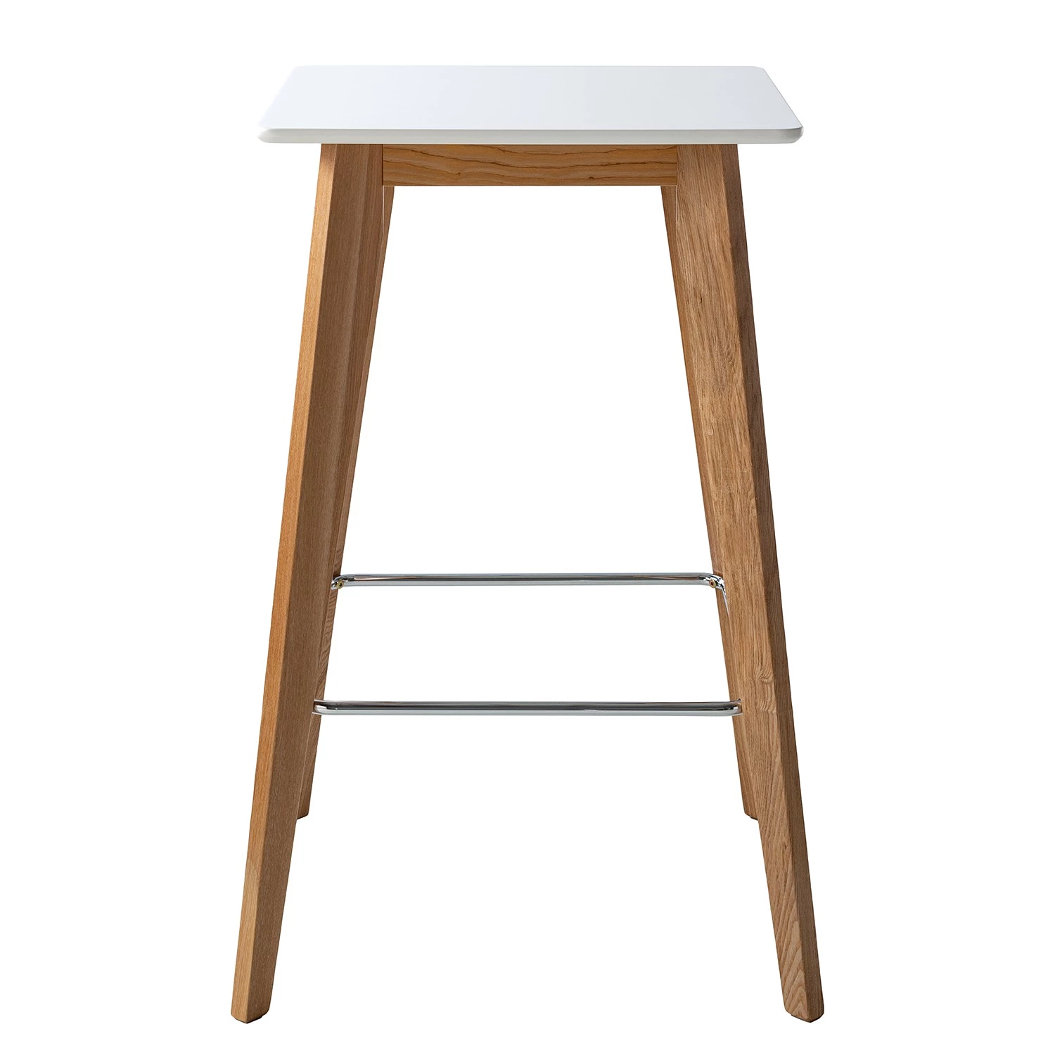 Mørteens Table haute Boddam II - Partiellement en frêne massif - Blanc / Frêne 4 Mørteens Table haute Boddam II - Partiellement en frêne massif - Blanc / Frêne – Image 4