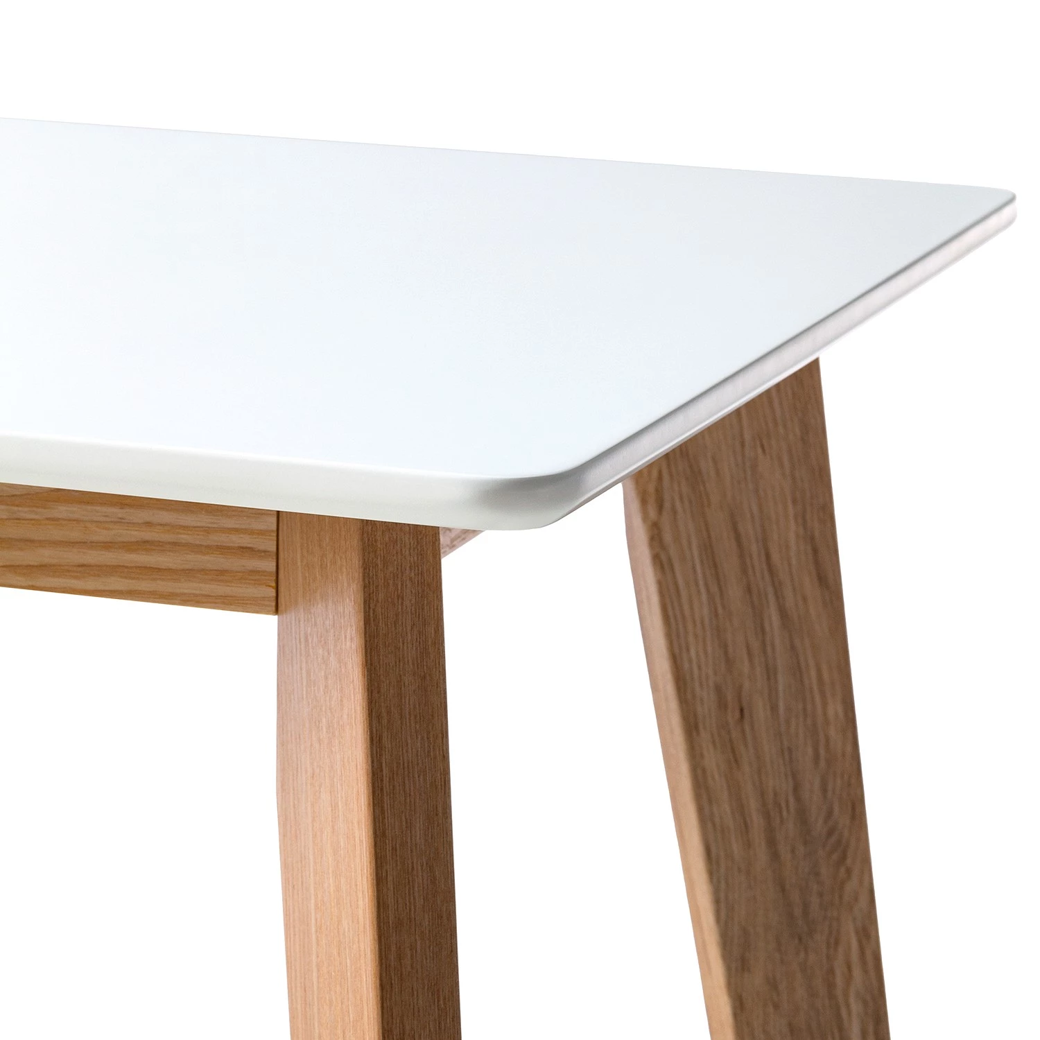 Mørteens Table haute Boddam II - Partiellement en frêne massif - Blanc / Frêne 5 Mørteens Table haute Boddam II - Partiellement en frêne massif - Blanc / Frêne – Image 5