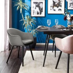 Mørteens Chaise à accoudoirs Hallund II - Velours / Hévéa massif - Noir - Gris 14 Mørteens Chaise à accoudoirs Hallund II - Velours / Hévéa massif - Noir - Gris -ÉcoMaison Soldes 1000123817 190326 13193400007 MOOD GALLERYIMAGES P000000001000123817 mood