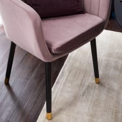 Jack & Alice Chaise avec accoudoirs Leezy G - Chêne massif / Velours - Rose vieilli / Noir 21 Jack & Alice Chaise avec accoudoirs Leezy G - Chêne massif / Velours - Rose vieilli / Noir -ÉcoMaison Soldes 1000123838 190327 07511500011 GALLERYIMAGES P000000001000123838