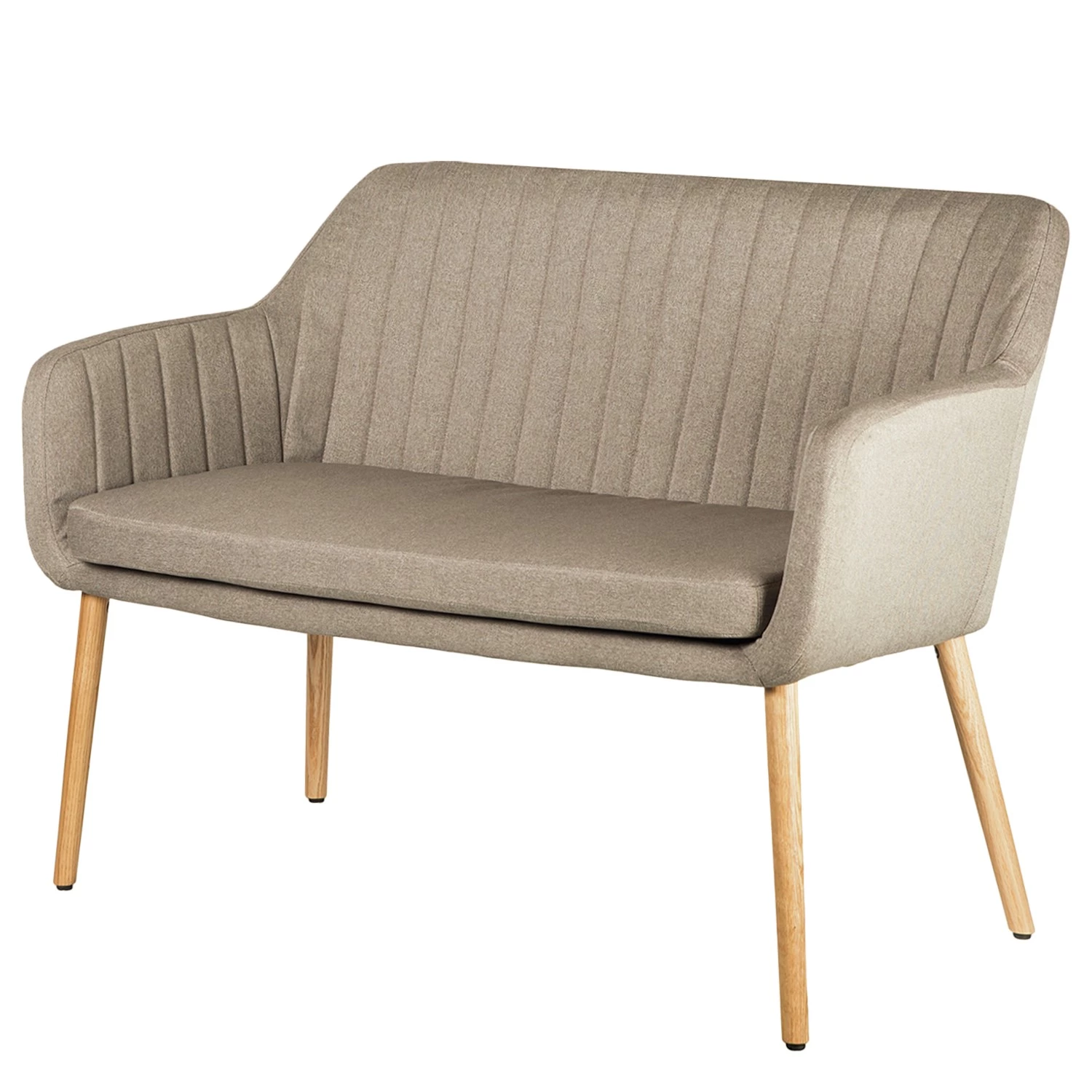 Mørteens Banquette Leedy - Chêne massif - Chêne - Beige chiné 1 Mørteens Banquette Leedy - Chêne massif - Chêne - Beige chiné