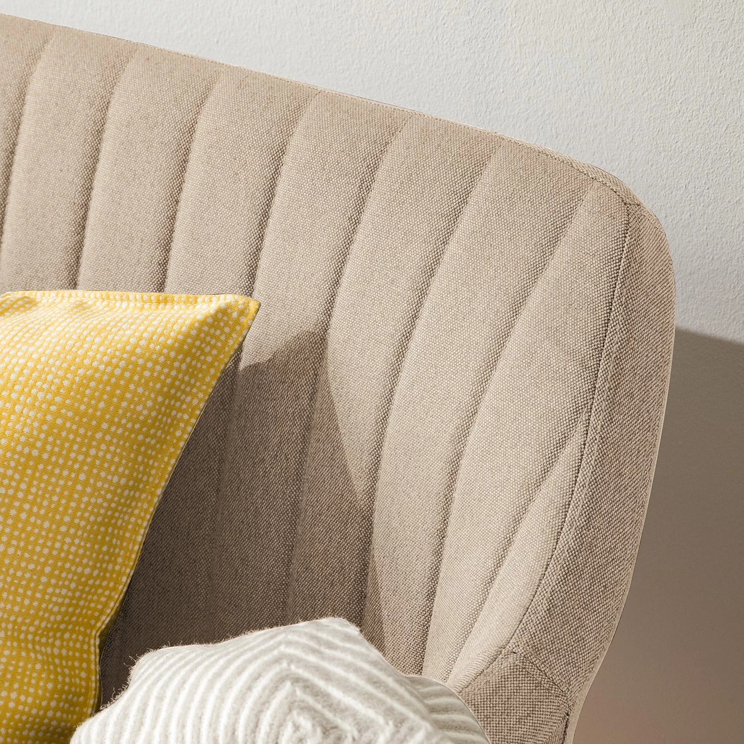 Mørteens Banquette Leedy - Chêne massif - Chêne - Beige chiné 7 Mørteens Banquette Leedy - Chêne massif - Chêne - Beige chiné – Image 7