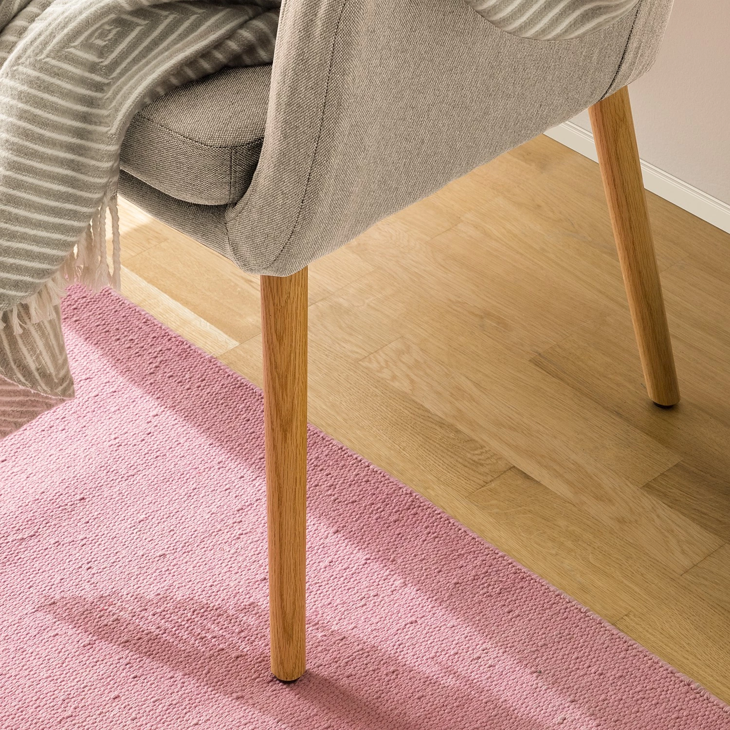 Mørteens Banquette Leedy - Chêne massif - Chêne - Beige chiné 8 Mørteens Banquette Leedy - Chêne massif - Chêne - Beige chiné – Image 8