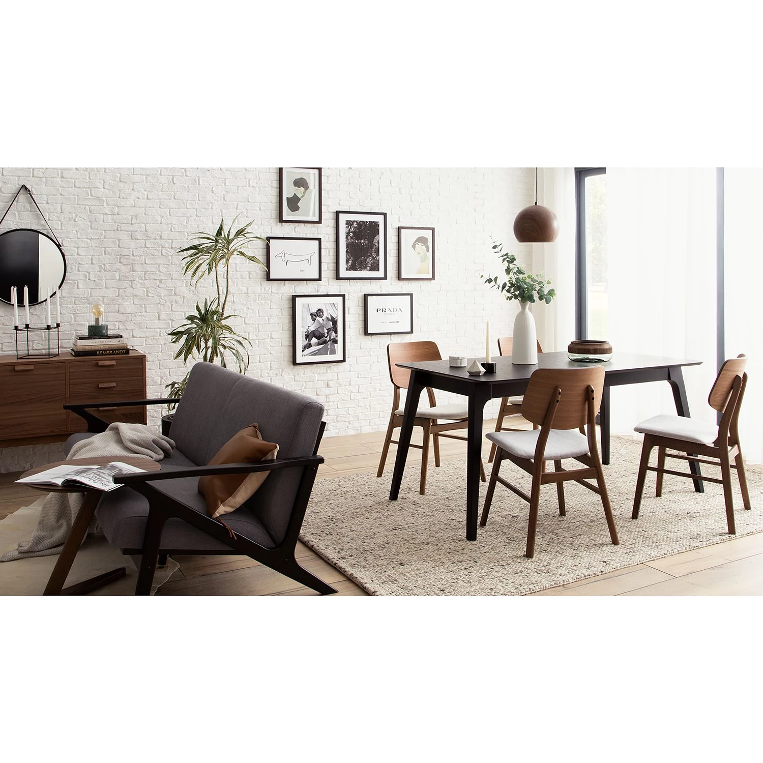 Mørteens Table Hobo - Noir 2 Mørteens Table Hobo - Noir – Image 2