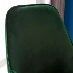 Jack & Alice Chaises capitonnées Evy (lot de 2) - Velours / Métal - Doré - Velours Sua: Vert foncé -ÉcoMaison Soldes 1000125820 190327 07471800004 GALLERYIMAGES P000000001000125820