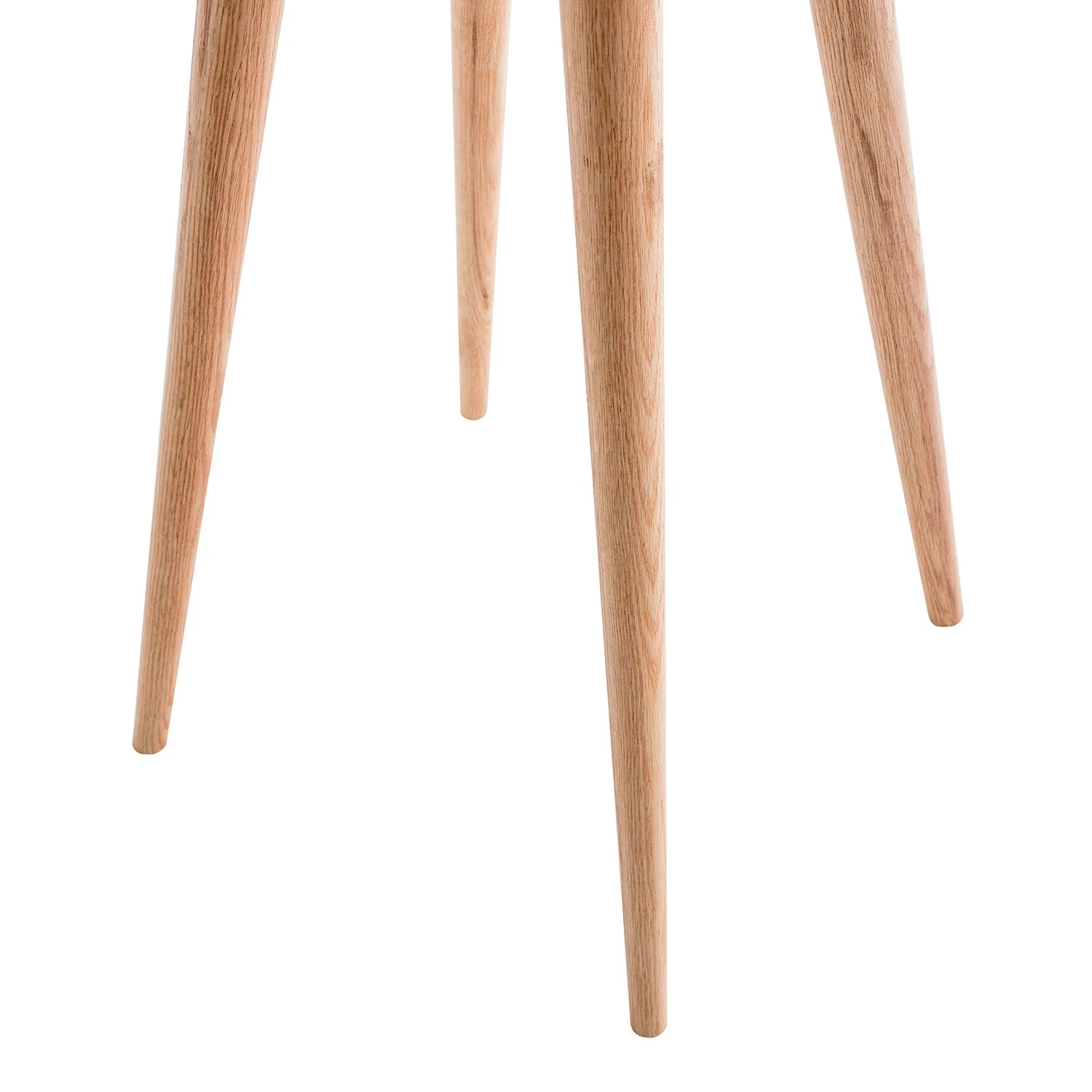 Mørteens Table haute Lindholm - Partiellement en chêne massif - Blanc mat / Chêne rouge 6 Mørteens Table haute Lindholm - Partiellement en chêne massif - Blanc mat / Chêne rouge – Image 6