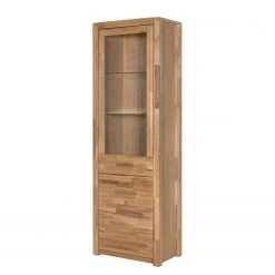 Ars Natura Partiellement en chêne massif - éclairage inclus - Chêne sauvage - Butoir à gauche