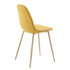 Norrwood Chaises capitonnées Yaren (lot de 4) - Jaune moutarde -ÉcoMaison Soldes 1000128786 180821 085054282 GALLERYIMAGES P000000001000128786