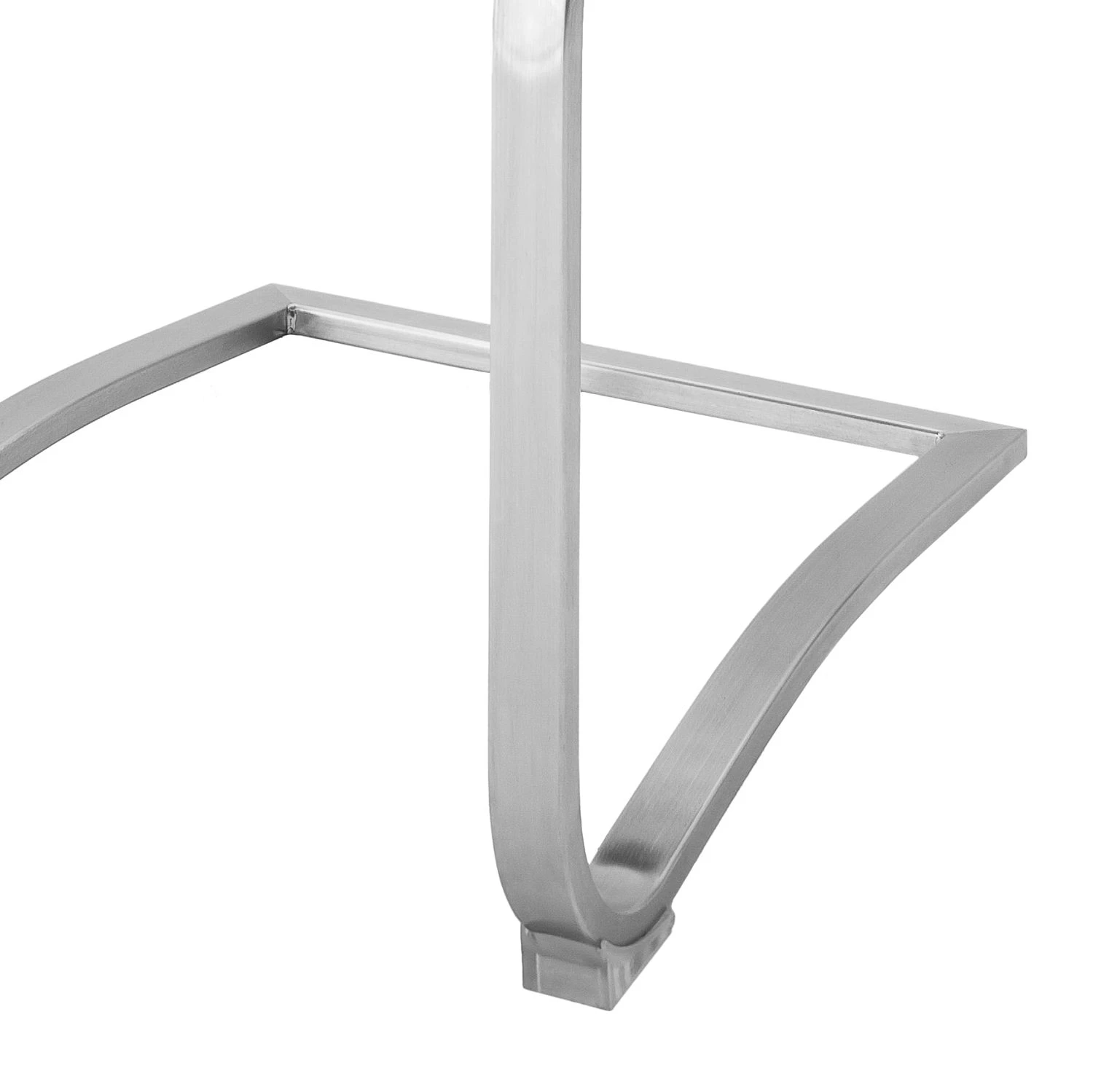 Loftscape Chaises cantilever Anamela I (lot de 2) - Imitation cuir / Acier inoxydable - Argenté - Gris 5 Loftscape Chaises cantilever Anamela I (lot de 2) - Imitation cuir / Acier inoxydable - Argenté - Gris – Image 5