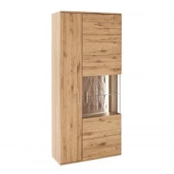 Naturoo Vitrine Ristiina - Partiellement en chêne massif - Chêne Bianco / Imitation chêne Bianco