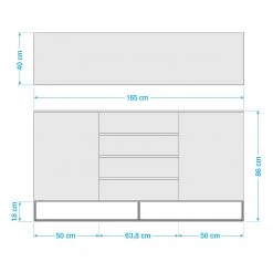 Fredriks Buffet Zaddy II - Blanc 36 Fredriks Buffet Zaddy II - Blanc -ÉcoMaison Soldes 1000134696 190925 15560700004 SKETCH DETAILS P000000001000134696 sketch