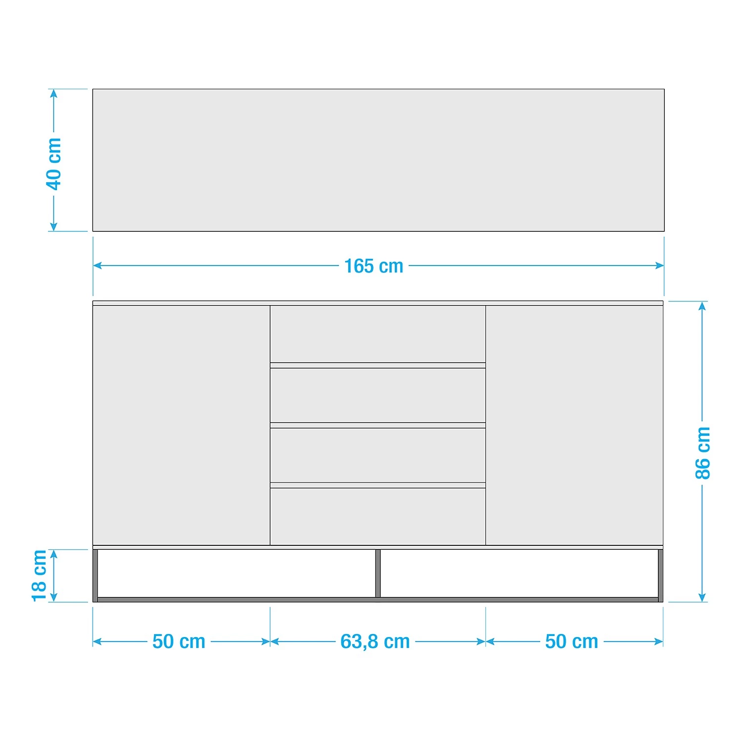 Fredriks Buffet Zaddy II - Blanc 13 Fredriks Buffet Zaddy II - Blanc – Image 13
