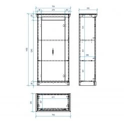 Ridgevalley Buffet haut Lewk II - Imitation pin blanc / Imitation pin -ÉcoMaison Soldes 1000136077 181219 14223800056 GALLERYIMAGES P000000001000136077