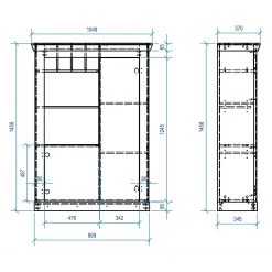 Ridgevalley Buffet haut Lewk III - Imitation pin blanc / Imitation pin -ÉcoMaison Soldes 1000136092 181219 14224000104 GALLERYIMAGES P000000001000136092