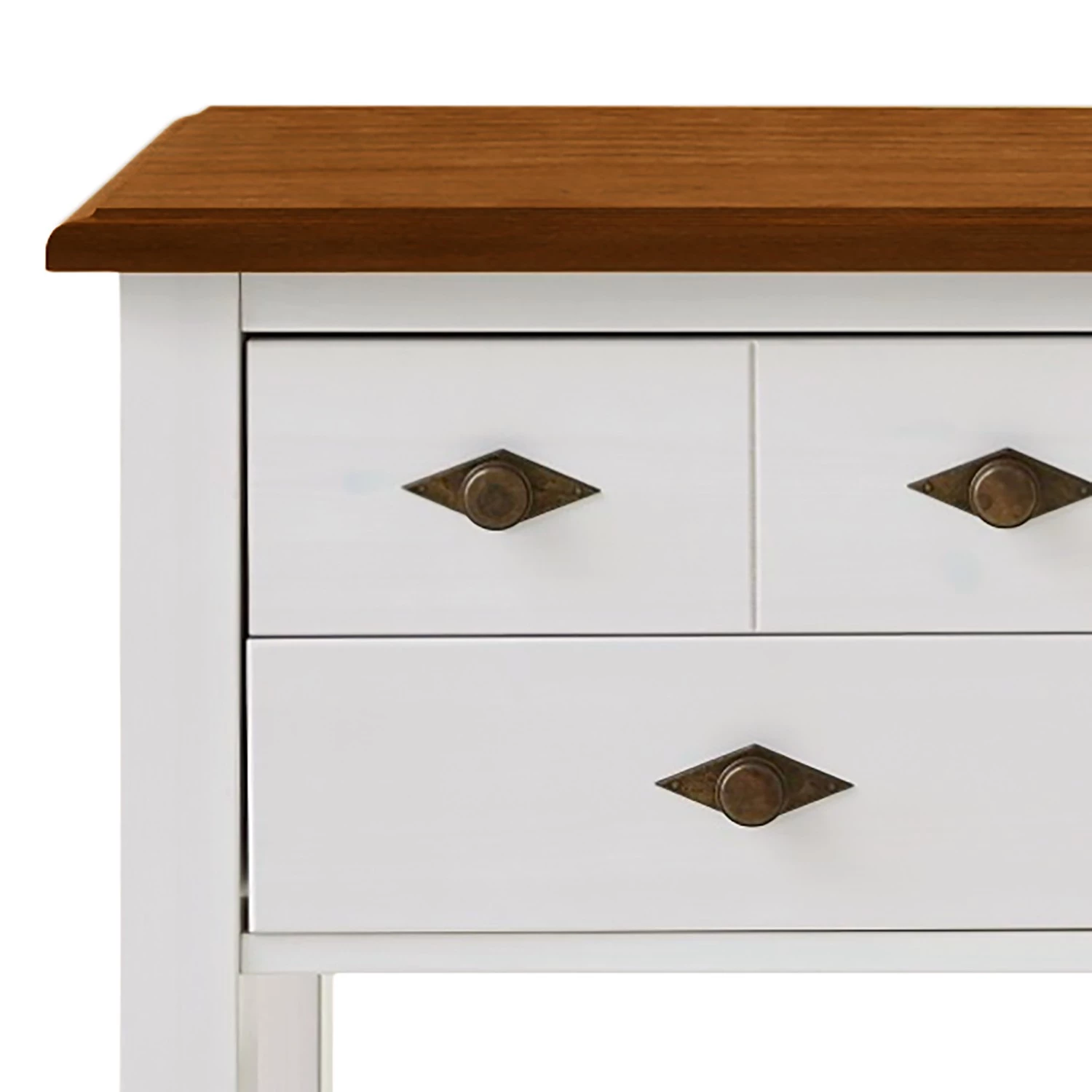 Maison Belfort Console Bergen I - Pin massif - Pin blanc / Pin Bernstein - Largeur : 102 cm 3 Maison Belfort Console Bergen I - Pin massif - Pin blanc / Pin Bernstein - Largeur : 102 cm – Image 3