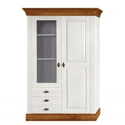 Maison Belfort Vitrine Bergen I - Pin massif - Pin blanc / Pin Bernstein