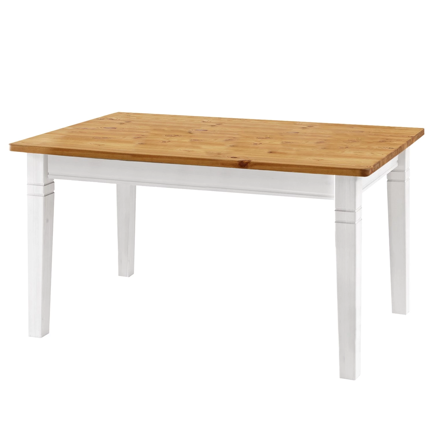Maison Belfort Table Fjord IV - Pin massif - Pin coloris lessivé / Pin blanc - 140 x 90 cm 1 Maison Belfort Table Fjord IV - Pin massif - Pin coloris lessivé / Pin blanc - 140 x 90 cm