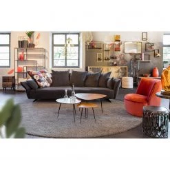 Red Living Étagère Mello III - Acacia massif - Acacia naturel / Noir - Largeur : 35 cm -ÉcoMaison Soldes 1000150353 181212 12361800024 MOOD GALLERYIMAGES P000000001000150353 mood