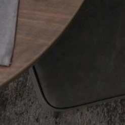 Ars manufacti Chaises Watson (lot de 2) - Imitation cuir / Acier - Noir - Gris vintage -ÉcoMaison Soldes 1000151924 190905 09335800037 DETAILS P000000001000151924