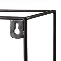 Norrwood Étagère murale Mirwart I - Acier - Noir -ÉcoMaison Soldes 1000152415 190110 15035200018 GALLERYIMAGES P000000001000152415