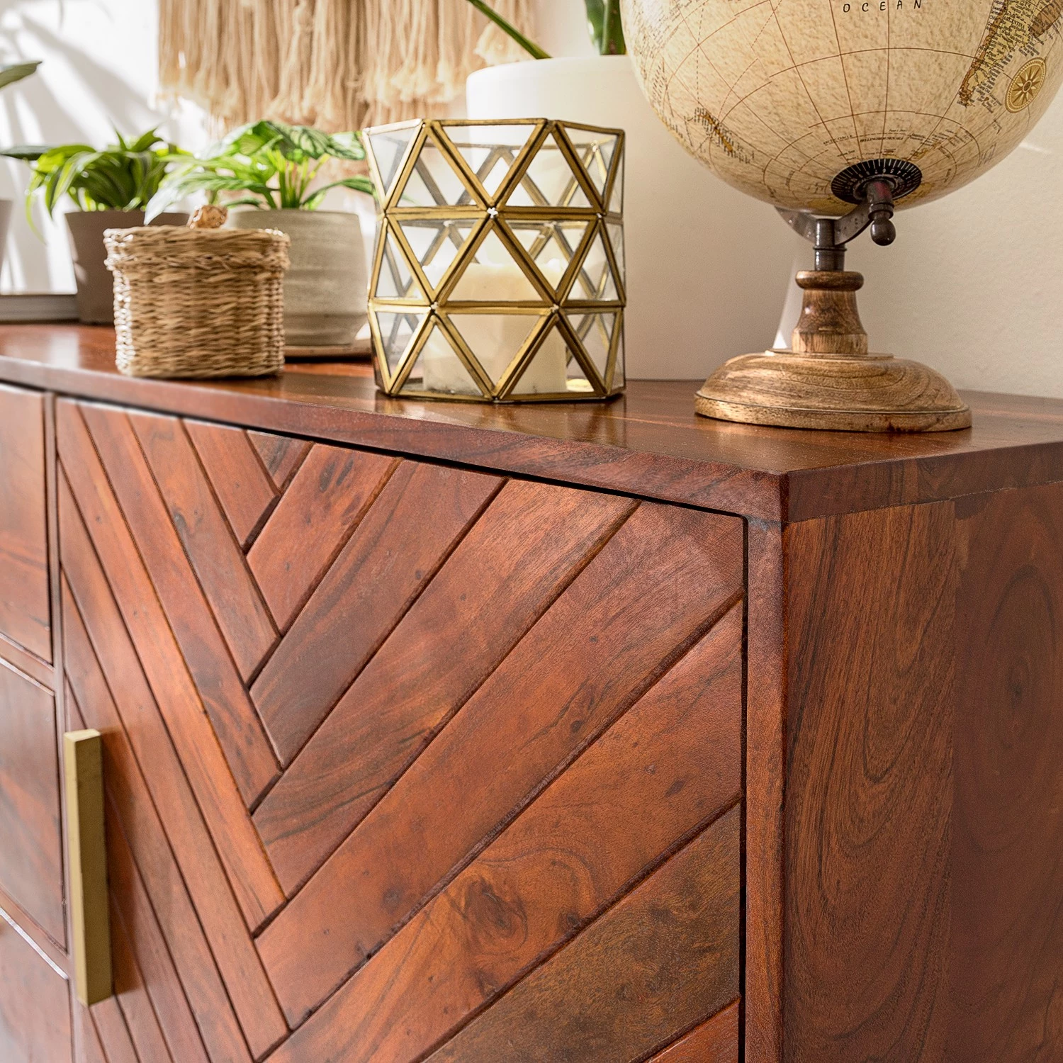 Jack & Alice Buffet Loga - Acacia massif / Fer - Acacia brun 16 Jack & Alice Buffet Loga - Acacia massif / Fer - Acacia brun – Image 16