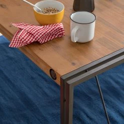 Ars manufacti Table Manchester II - Acacia massif / Métal - Acacia / Anthracite - 160 x 90 cm -ÉcoMaison Soldes 1000159506 190226 06305500018 GALLERYIMAGES P000000001000159506