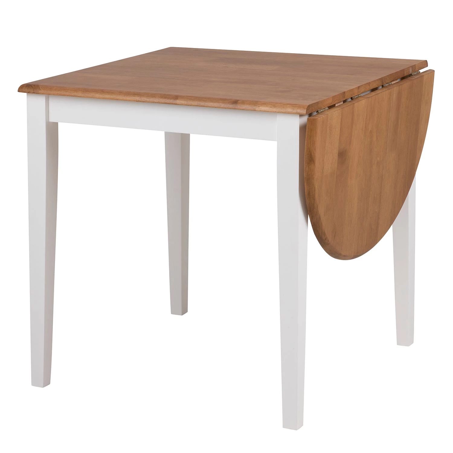 Ridgevalley Table Badra - Hévéa massif - Blanc / Hévéa massif - Largeur : 115 cm 1 Ridgevalley Table Badra - Hévéa massif - Blanc / Hévéa massif - Largeur : 115 cm
