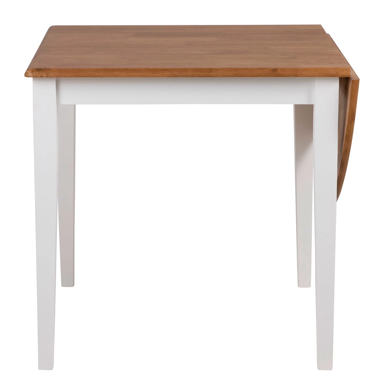 Ridgevalley Table Badra - Hévéa massif - Blanc / Hévéa massif - Largeur : 115 cm 2 Ridgevalley Table Badra - Hévéa massif - Blanc / Hévéa massif - Largeur : 115 cm – Image 2