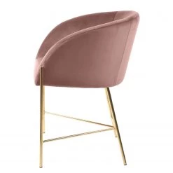 Jack & Alice Chaise à accoudoirs Norwen II - Velours/ Métal - Rose vieilli 10 Jack & Alice Chaise à accoudoirs Norwen II - Velours/ Métal - Rose vieilli -ÉcoMaison Soldes 1000163212 190315 15250400181 GALLERYIMAGES P000000001000163212