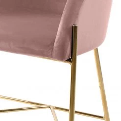 Jack & Alice Chaise à accoudoirs Norwen II - Velours/ Métal - Rose vieilli 14 Jack & Alice Chaise à accoudoirs Norwen II - Velours/ Métal - Rose vieilli -ÉcoMaison Soldes 1000163212 190315 15250400185 GALLERYIMAGES P000000001000163212