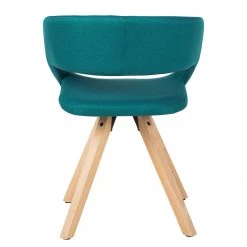 Mørteens Chaise à accoudoirs Buggio - Tissu / Hévéa massif - Tissu Cors: Pétrole - 1 chaise -ÉcoMaison Soldes 1000164525 210521 08460000005 DETAILS P000000001000164525