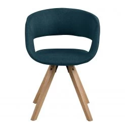 Mørteens Chaise à accoudoirs Buggio - Tissu / Hévéa massif - Tissu Cors: Bleu jean - 1 chaise -ÉcoMaison Soldes 1000164526 190315 07573200018 GALLERYIMAGES P000000001000164526