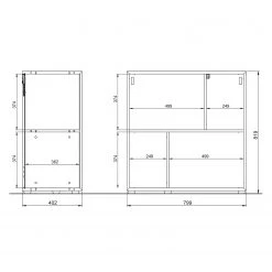 Germania Étagère murale Coruna - imitation chêne Grandson -ÉcoMaison Soldes 1000168918 190403 11352800005 GALLERYIMAGES P000000001000168918