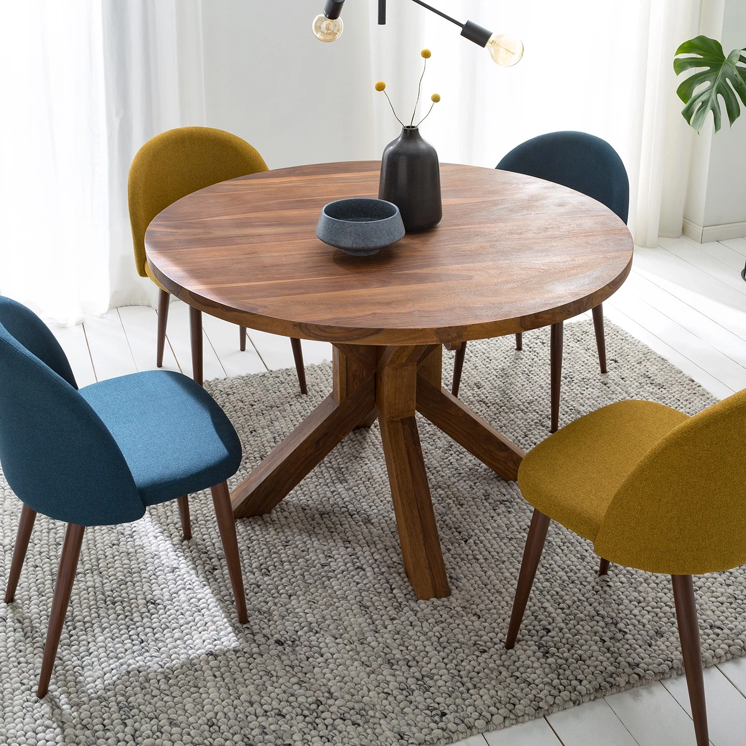 Ars Natura Table Ohio - Sheesham massif - Ciré 3 Ars Natura Table Ohio - Sheesham massif - Ciré – Image 3