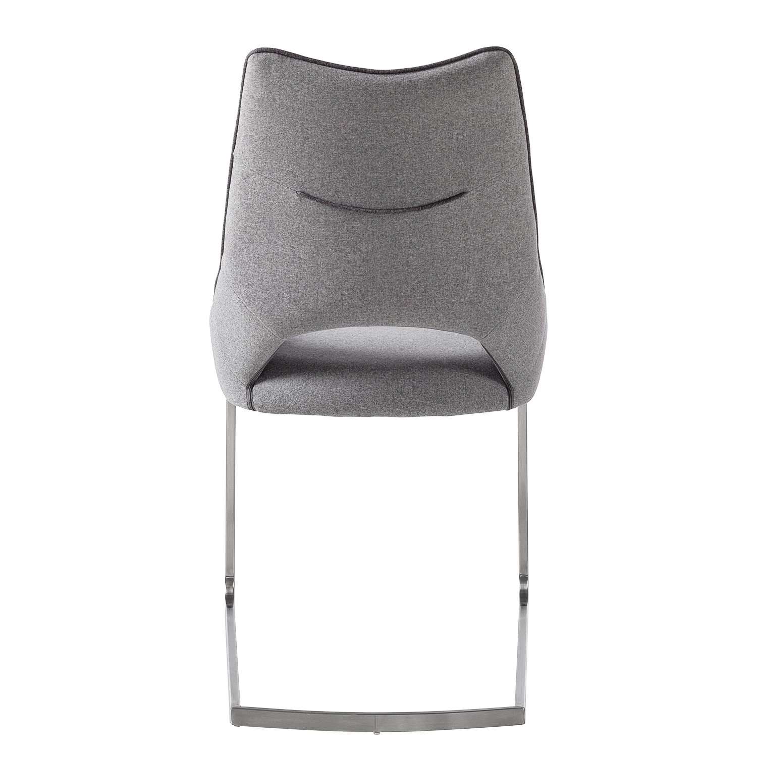 Fredriks Chaises cantilever Nidri (lot de 2) - Tissage à plat / Acier inoxydable - Gris clair 6 Fredriks Chaises cantilever Nidri (lot de 2) - Tissage à plat / Acier inoxydable - Gris clair – Image 6