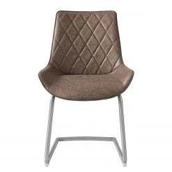 Fredriks Chaises cantilever Saval III (lot de 2) - Imitation cuir / Acier inoxydable - Marron vintage 16 Fredriks Chaises cantilever Saval III (lot de 2) - Imitation cuir / Acier inoxydable - Marron vintage -ÉcoMaison Soldes 1000169676 191004 07033300023 DETAILS P000000001000169676