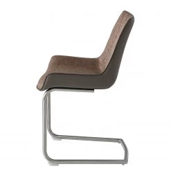Fredriks Chaises cantilever Saval III (lot de 2) - Imitation cuir / Acier inoxydable - Marron vintage 18 Fredriks Chaises cantilever Saval III (lot de 2) - Imitation cuir / Acier inoxydable - Marron vintage -ÉcoMaison Soldes 1000169676 191004 07033400025 DETAILS P000000001000169676
