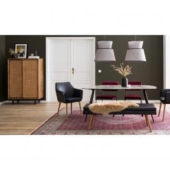 Jack & Alice Table Atuba - Céramique / Métal - Gris fumé / Noir 23 Jack & Alice Table Atuba - Céramique / Métal - Gris fumé / Noir -ÉcoMaison Soldes 1000170584 200702 15133100008 MOOD DETAILS P000000001000170584 mood