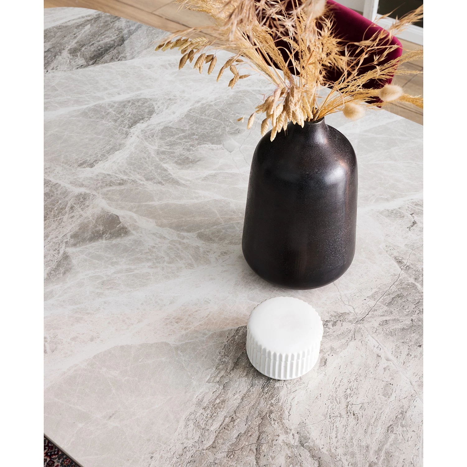 Jack & Alice Table Atuba - Céramique / Métal - Gris fumé / Noir 12 Jack & Alice Table Atuba - Céramique / Métal - Gris fumé / Noir – Image 12