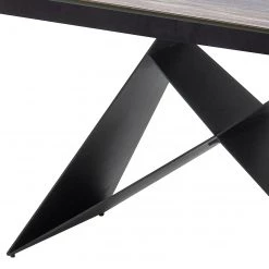 Fredriks Table Pinna - Céramique et verre / Métal - Noir mat - Imitation chêne foncé 5 Fredriks Table Pinna - Céramique et verre / Métal - Noir mat - Imitation chêne foncé -ÉcoMaison Soldes 1000170707 190503 12170200039 GALLERYIMAGES P000000001000170707