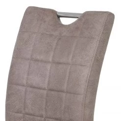 Loftscape Chaises cantilever Lopten II (lot de 2) - Imitation cuir / Acier - Chrome -ÉcoMaison Soldes 1000171105 190418 11493400108 GALLERYIMAGES P000000001000171105