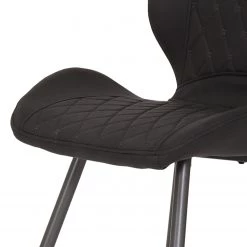 Loftscape Chaises Ripley (lot de 4) - Microfibre / Acier - Anthracite - Anthracite -ÉcoMaison Soldes 1000171122 190418 11494000210 GALLERYIMAGES P000000001000171122