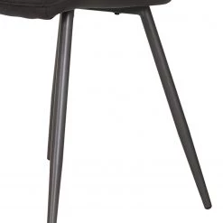 Loftscape Chaises Ripley (lot de 4) - Microfibre / Acier - Anthracite - Anthracite -ÉcoMaison Soldes 1000171122 190418 11494000211 GALLERYIMAGES P000000001000171122