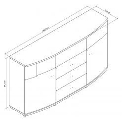Loftscape Buffet Mury - Blanc brillant / Anthracite 13 Loftscape Buffet Mury - Blanc brillant / Anthracite -ÉcoMaison Soldes 1000171334 190424 07575900112 GALLERYIMAGES P000000001000171334