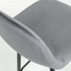 Jack & Alice Chaise de bar Sendo (lot de 2) - Velours/ Métal - Gris / Noir 10 Jack & Alice Chaise de bar Sendo (lot de 2) - Velours/ Métal - Gris / Noir -ÉcoMaison Soldes 1000172232 190503 12121200209 GALLERYIMAGES P000000001000172232