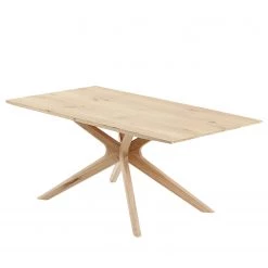 Norrwood Table Minos - Partiellement en chêne massif - Chêne - 180 x 90 cm